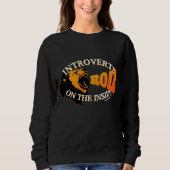 Sweatshirt Stylish INTROVERTS ROAR SUR L'INTÉRIEUR Introverte (Devant)