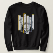 Sweatshirt Stylish Women's Hoodie with Covered Head Artwork (Design devant)