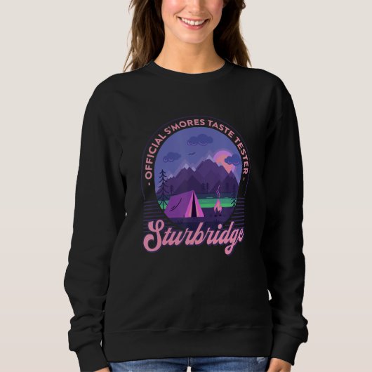 Sweatshirt Su2019mores Taste Tester Sturbridge  Camping Humor (Devant)