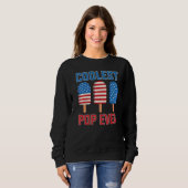 Sweatshirt Sucette la plus cool jamais (Devant entier)