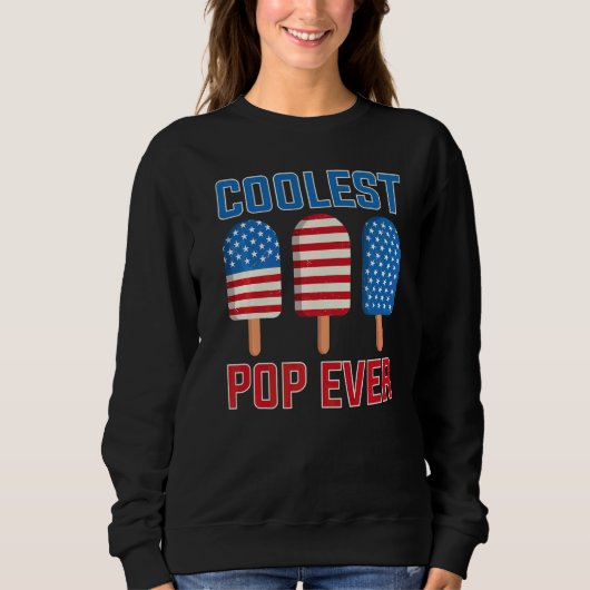 Sweatshirt Sucette la plus cool jamais (Devant)