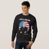Sweatshirt Suck It Angleterre 4 juillet (Devant entier)