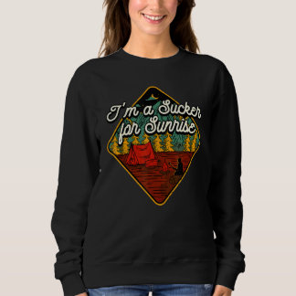 Sweatshirt Sucker Pour Sunrise Summer Camper Camper Tropical 