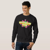 Sweatshirt Sucre de pastèque rétro (Devant entier)