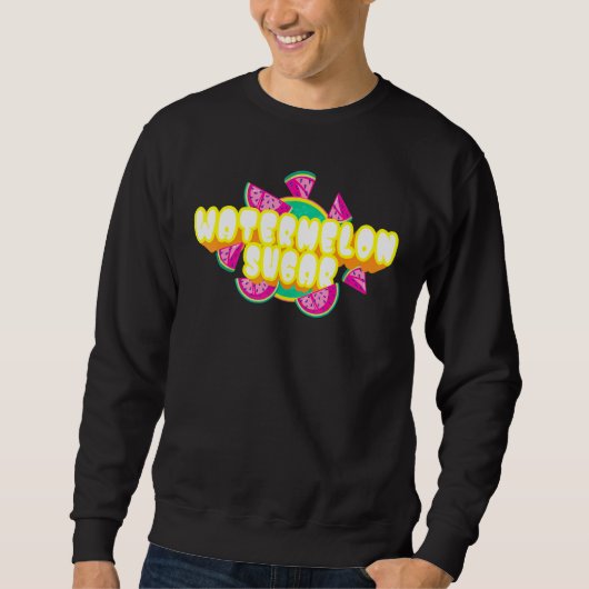Sweatshirt Sucre de pastèque rétro (Devant)