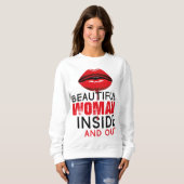 Sweatshirt Sudadera Beautiful Woman (Devant entier)