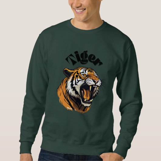 Sweatshirt Sudadera cuello redondo Tiger unisex (Devant)