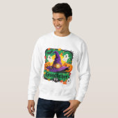 Sweatshirt Sudadera Estilo Halloween para Abuelo (Devant entier)