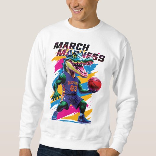 Sweatshirt Sudadera Gator Madness basketball (Devant)