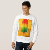 Sweatshirt Sudadera helado en la playa  (Devant entier)