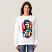 Sweatshirt Sudadera I Want to Break Free (Devant entier)