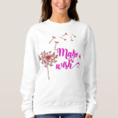 Sweatshirt Sudadera Make a Wish (Devant)