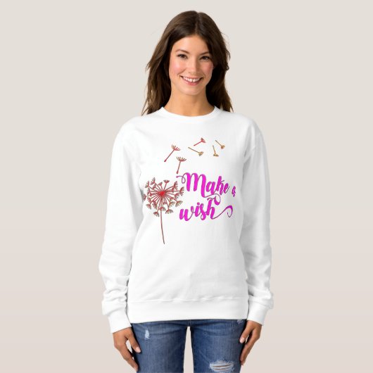 Sweatshirt Sudadera Make a Wish (Devant entier)