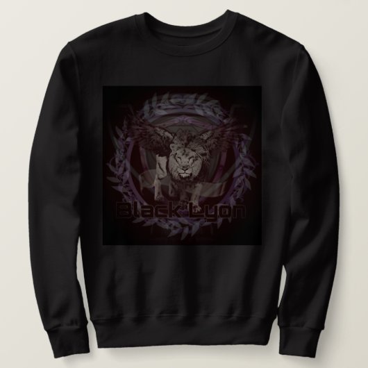 Sweatshirt Sudadera Playera Blessé lion hhdfbfjgmm rose (Design devant)