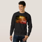 Sweatshirt sudadera sencilla con hermoso estampado (Devant entier)