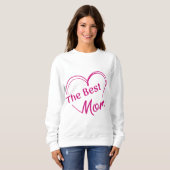 Sweatshirt Sudadera The Best Mom (Devant entier)
