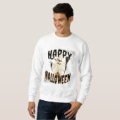 Sweatshirt Sudadera Vintage de Halloween (Devant entier)