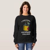 Sweatshirt Suède Spécialité de poisson suédoise Surstromming (Devant entier)