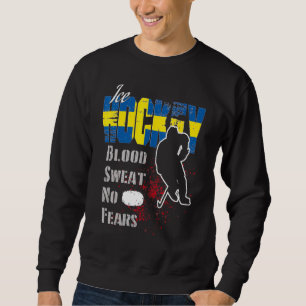Sweatshirt Suède Supporter Chute de sang Pas de crainte Hocke