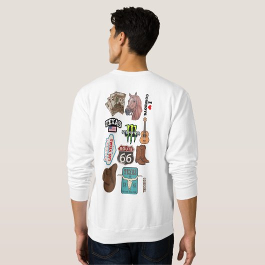 Sweatshirt sueters (Dos entier)