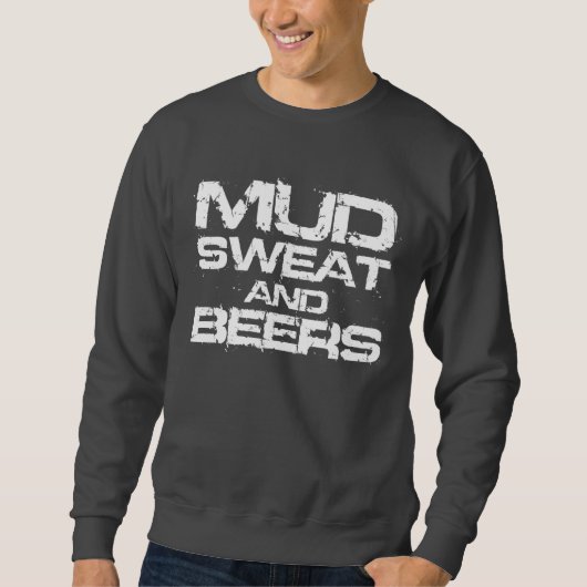 Sweatshirt Sueur et bières de boue (Devant)