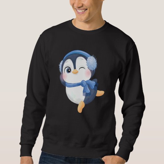 Sweatshirt Sugar sweet penguin   (Devant)