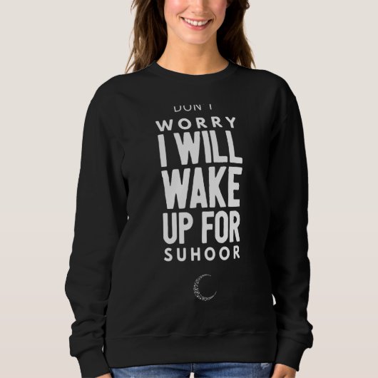 Sweatshirt Suhor Dit Iftar jeûner Ramadan Kareem Eid Isl (Devant)