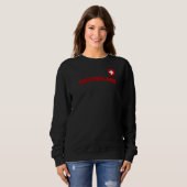 Sweatshirt Suisse Drapeau Suisse Pride International Pays (Devant entier)
