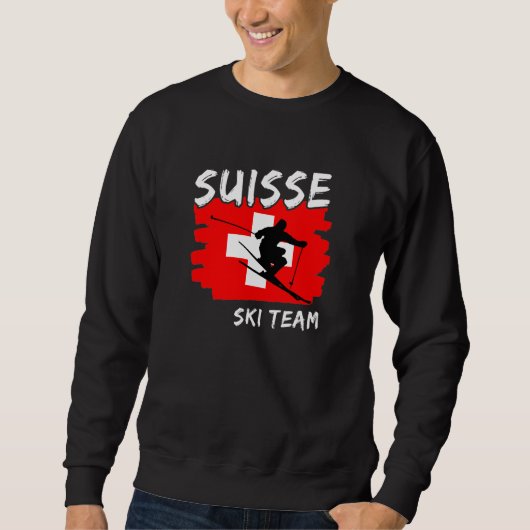 Sweatshirt Suisse Ski (Devant)