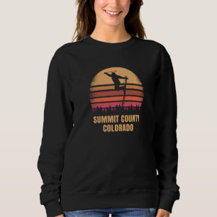 Sweatshirt Summit Comté Ski Colorado Skier Vintage Rocky