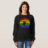 Sweatshirt Sun Conure Rainbow Bird Birdwatcher Diversity Bird (Devant entier)