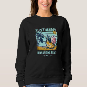 Sweatshirt Sun Therapy Fernandina Beach Summer Florida Tropic