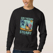 Sweatshirt Sun Therapy Stuart Summer Florida Tropical Beach (Devant)