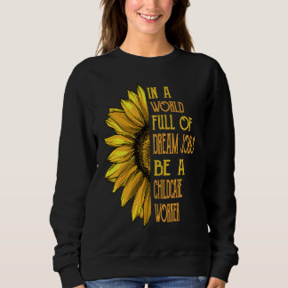 Sweatshirt Sunflower Childcare Worker