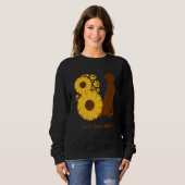 Sweatshirt Sunflower Dog Mom - Great Dane (Devant entier)