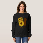 Sweatshirt Sunflower Dog Mom - Shih Tzu Premium (Devant entier)