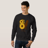 Sweatshirt Sunflower Dog Mom - Vizsla Premium (Devant entier)