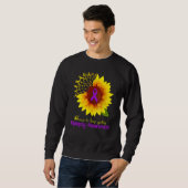 Sweatshirt Sunflower Epilepsy Choose To Keep Going Epilepsy A (Devant entier)