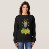 Sweatshirt Sunflower Gnome With Bee  Hippie Gnome For Flower  (Devant entier)