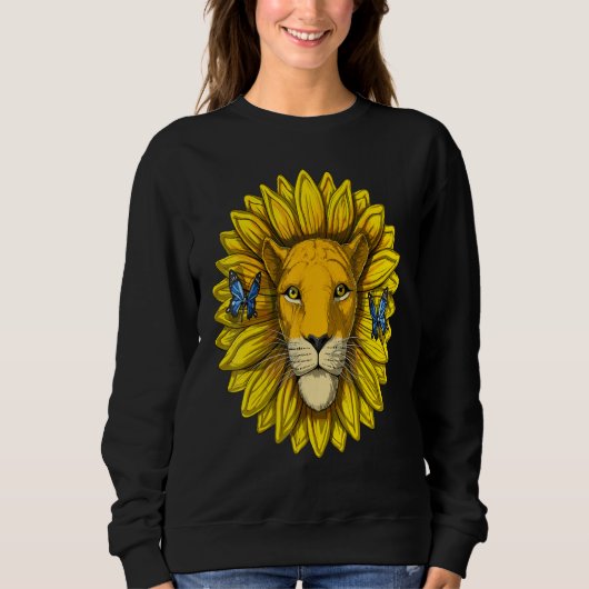 Sweatshirt Sunflower Lion  I'm A Child Of God (Devant)