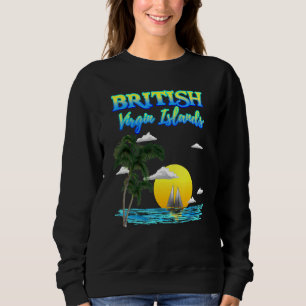Sweatshirt Sunset des îles Vierges britanniques