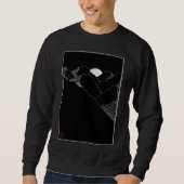 Sweatshirt Sunset in Black (Devant)
