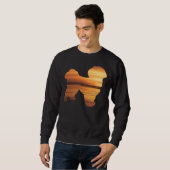 Sweatshirt Sunset Shih Tzu (Devant entier)