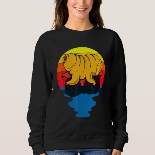 Sweatshirt Sunset Water Bear Microbiology Tardigrade (Devant)