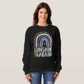 Sweatshirt Sunshine Et Karaoke Cute Rainbow Graphisme Femmes (Devant entier)