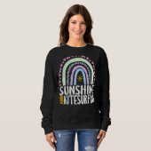 Sweatshirt Sunshine Et Kitesurf Cute Rainbow Graphisme Femmes (Devant entier)