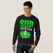 Sweatshirt SUP Is My Cardio Boarding Paddling Stand Up Paddle (Devant entier)