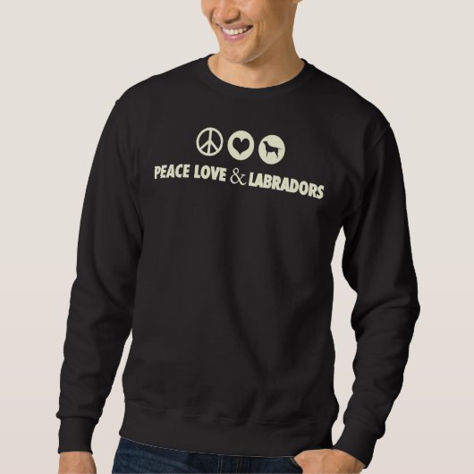 Sweatshirt Super chien du Labrador (Devant)
