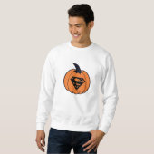 Sweatshirt Super Citrouille Man Halloween Halloween Sweatshir (Devant entier)