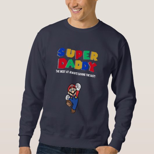 Sweatshirt Super Daddy (Devant)